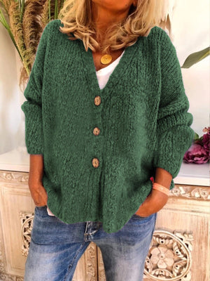 Knit Cardigan Wool Sweater Jacket